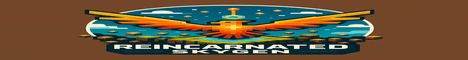 Reincarnated SkyGen Minecraft server banner